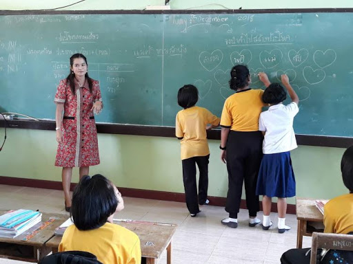 อาชีพครูสอนภาษาไทย-ต้องมีใจรัก